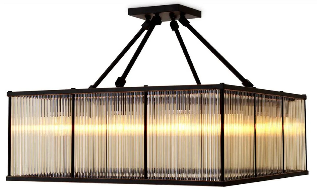 Casa Padrino l¨¢mpara de techo de sal¨®n de lujo bronce 80 cm