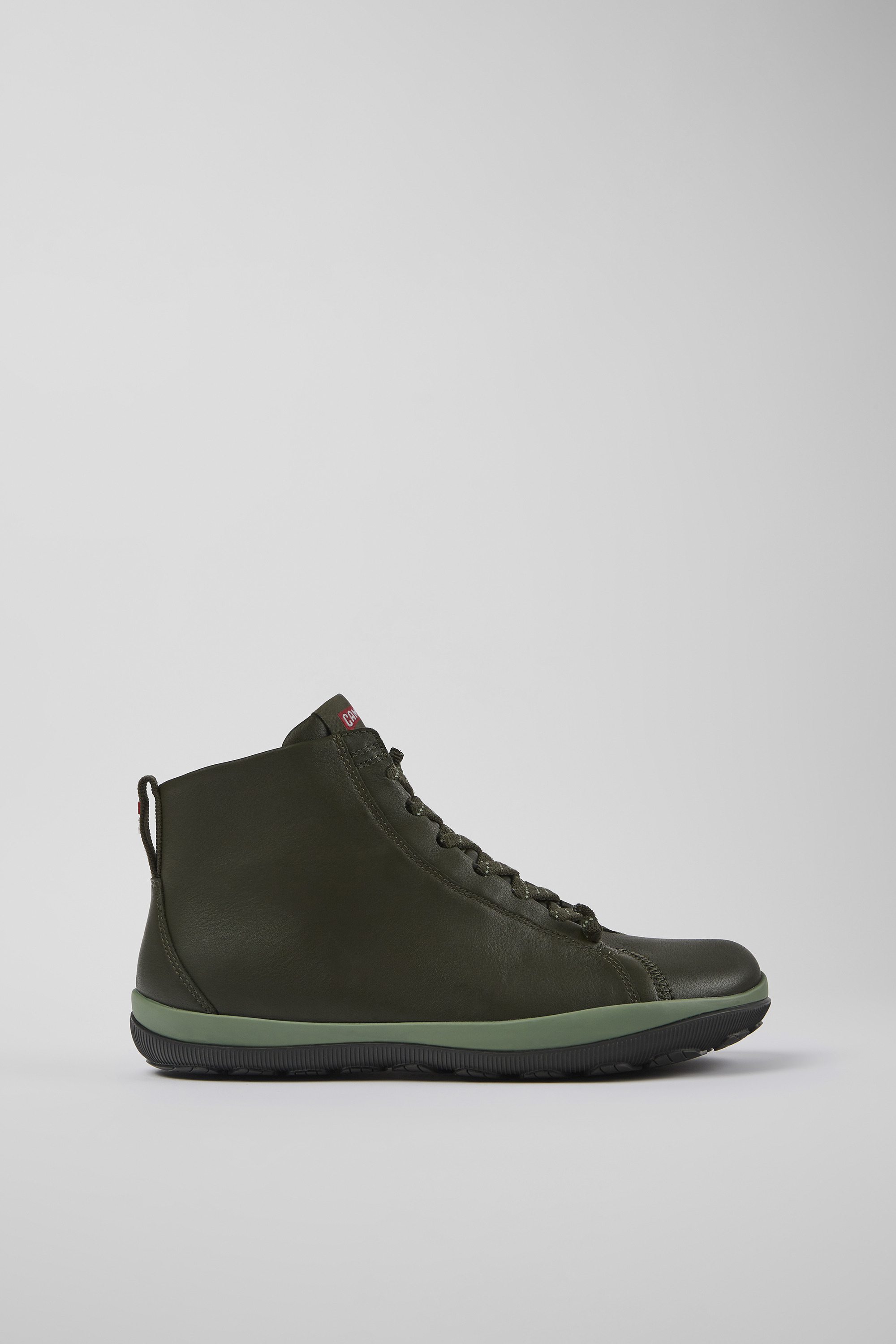 Peu Pista GORE-TEX GORE-TEX - Green leather ankle boots for men