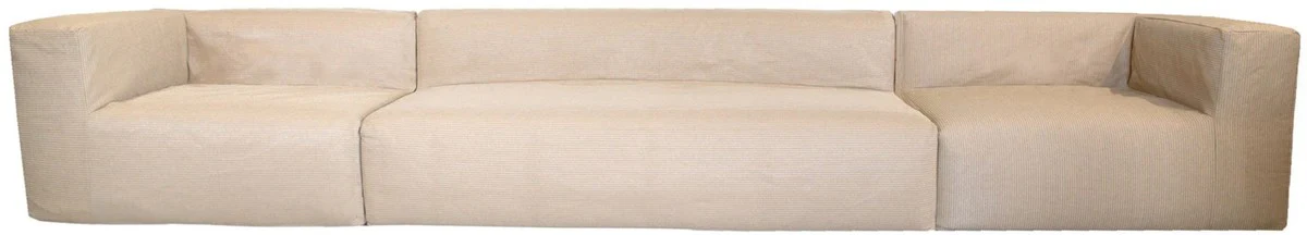 Casa Padrino sof¨¢ de exterior de jard¨ªn de lujo beige 450 cm