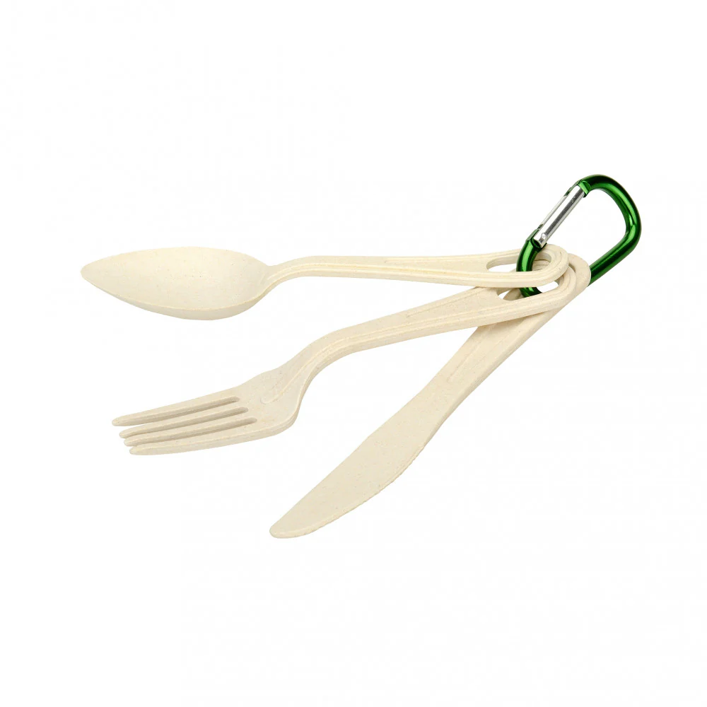 Set de cubiertos de bambú OZtrail BAMBOO CHOW SET