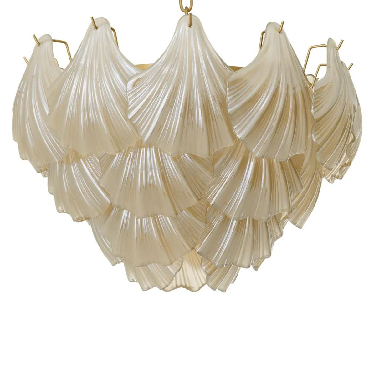 Casa Padrino l¨¢mpara de ara?a de sal¨®n de lujo champ¨¢n / lat¨®n antiguo ? 60 x A. 42 cm