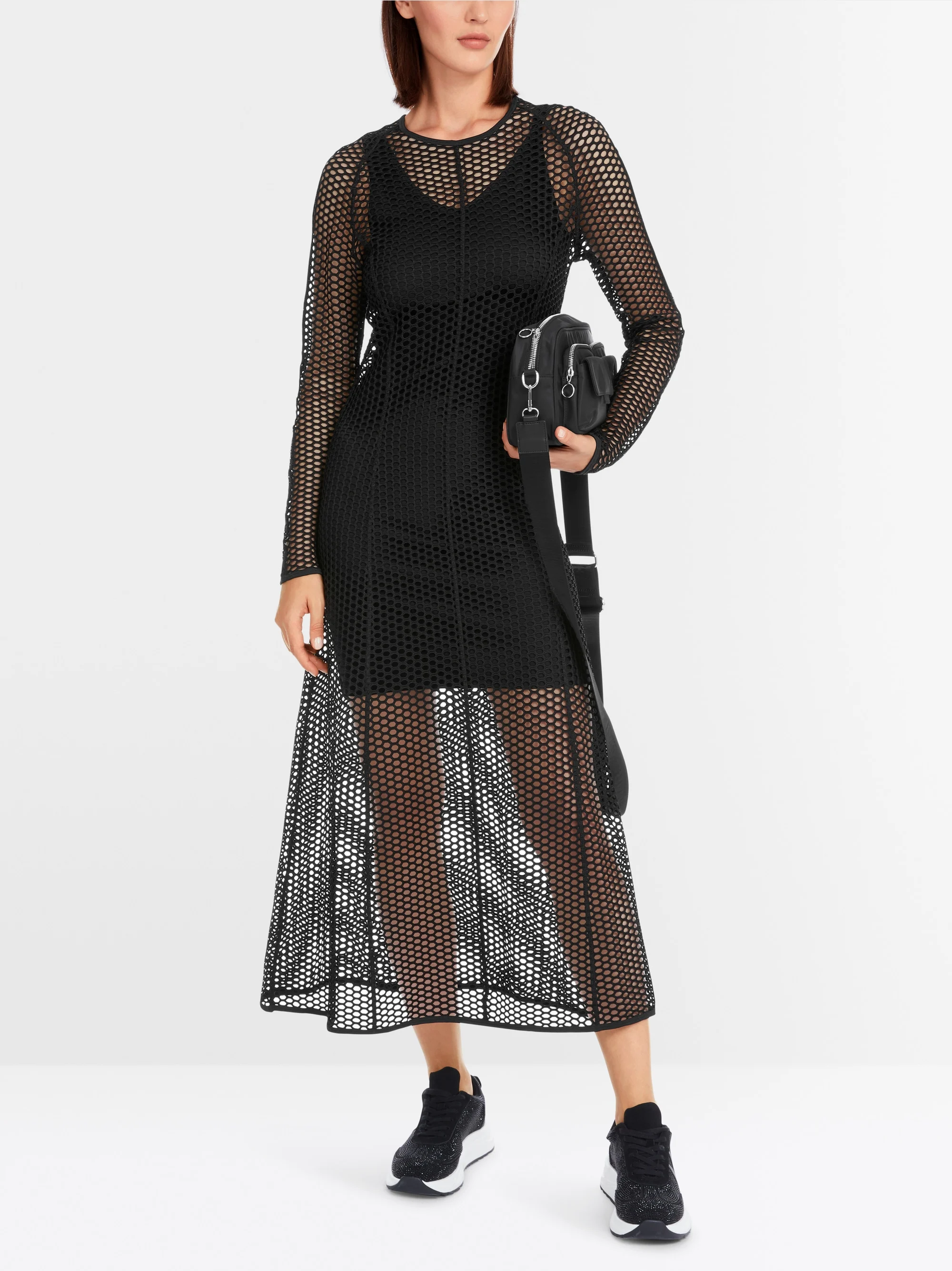 Marc-Cain Long dress in mesh