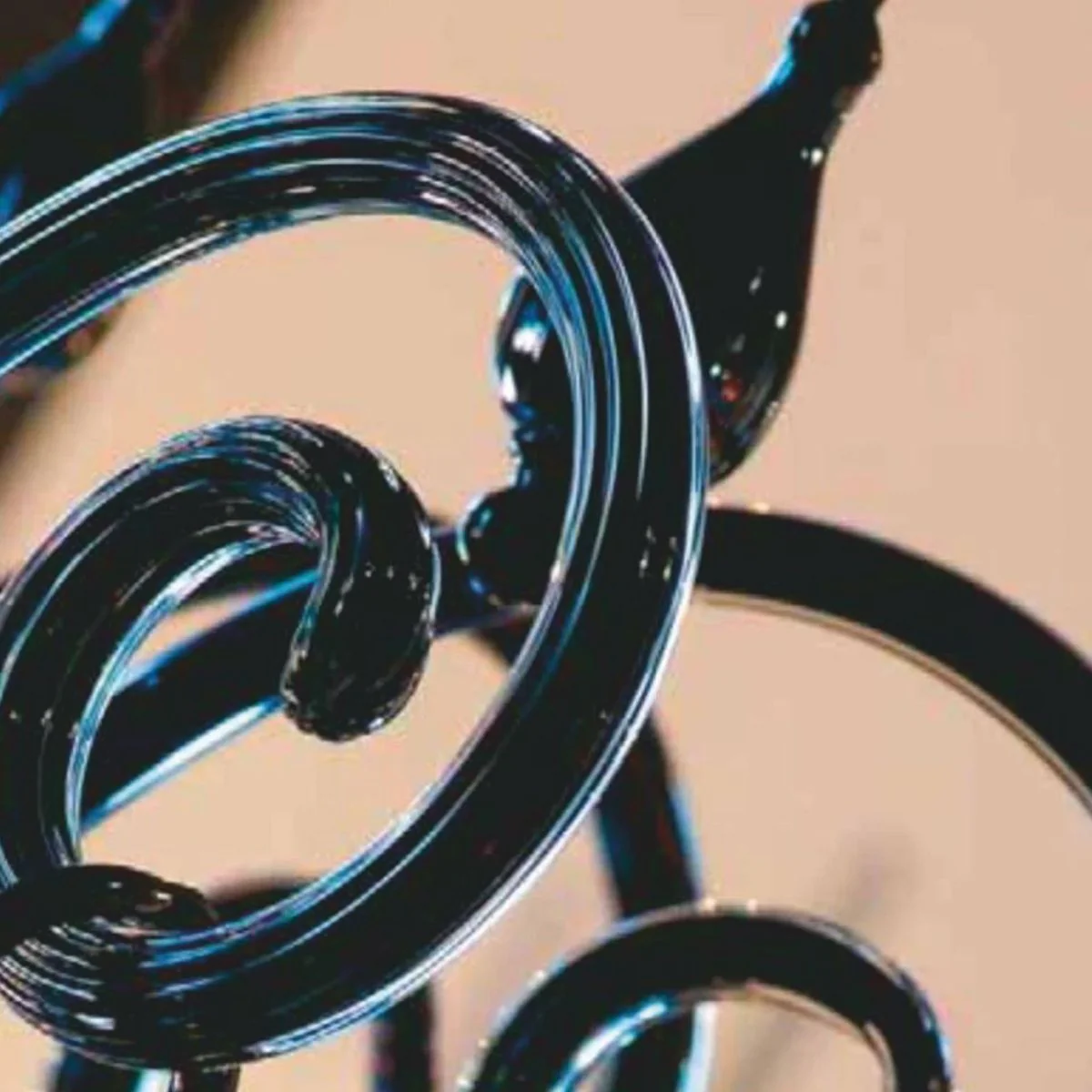 Casa Padrino ara?a de luces de cristal barroco de lujo negro / oro ? 60 x A. 70 cm - Hecho en Italia