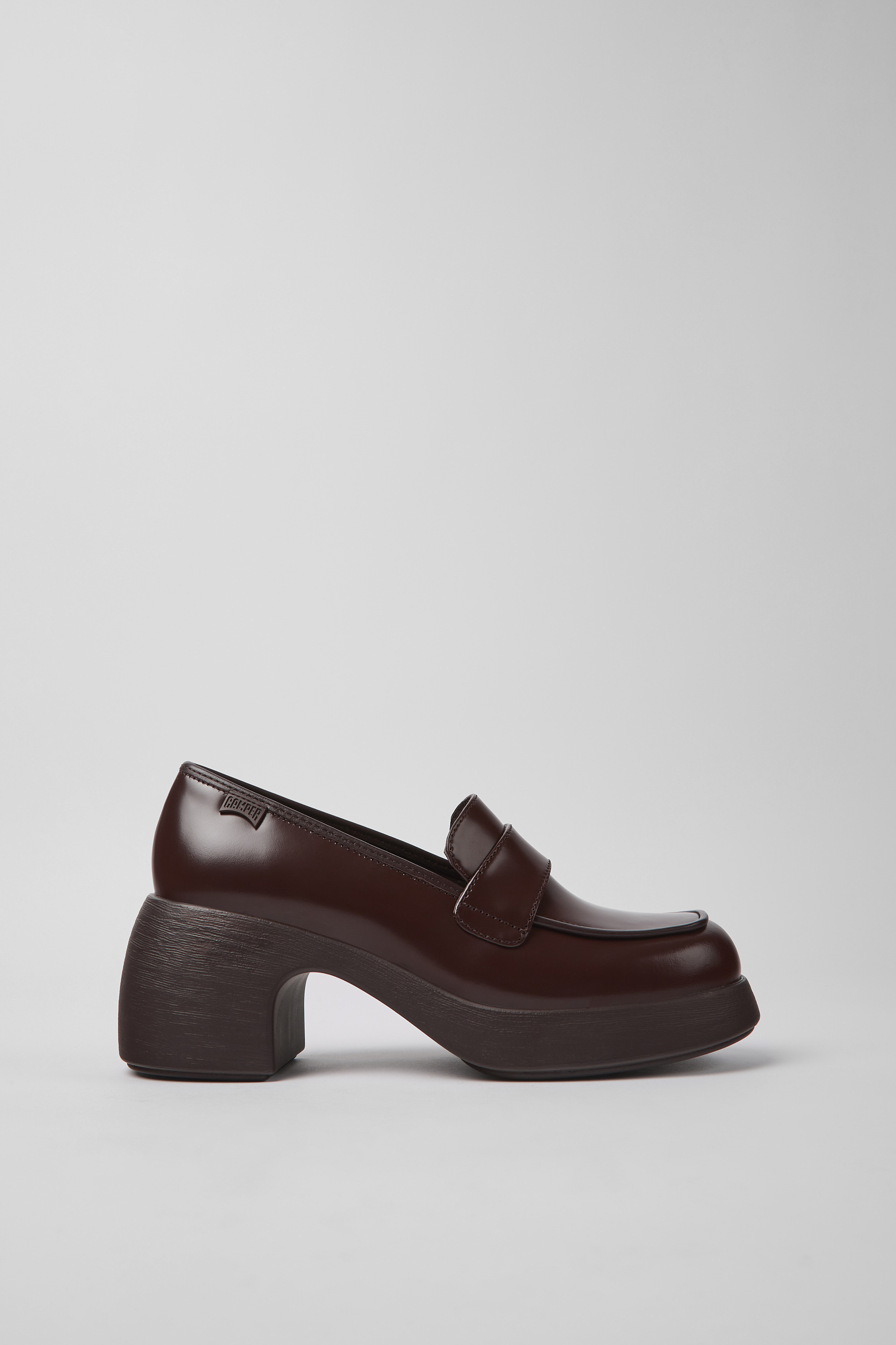 Thelma - Burgundy leather shoes for women
