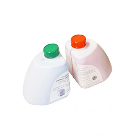 Pack de 4 sets de líquidos para wc inodoro químico CAMP GREEN 500 ml + CAMP RINSE 500 ml