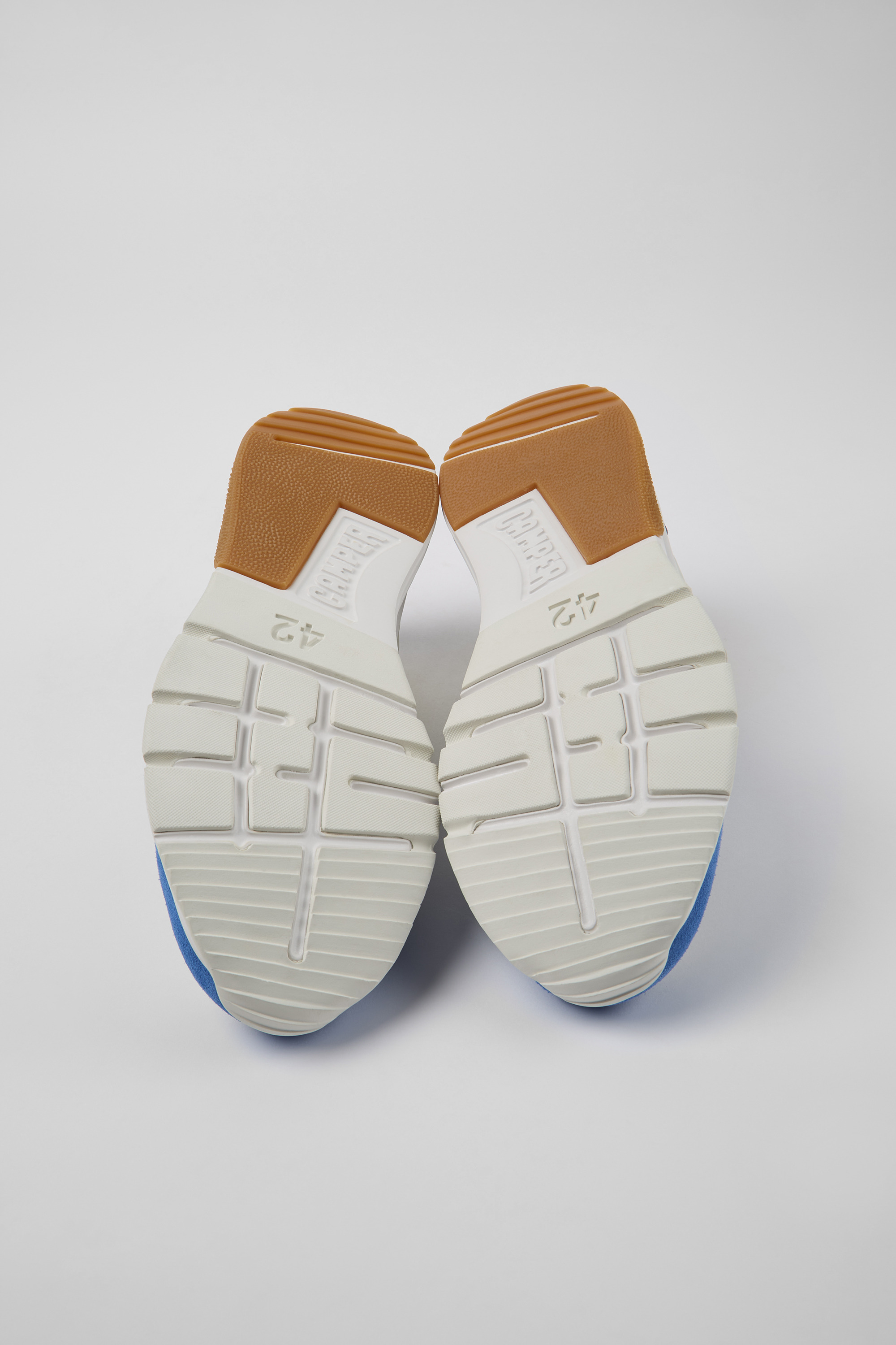 Drift - Blue and white recycled polyester sneakers for men