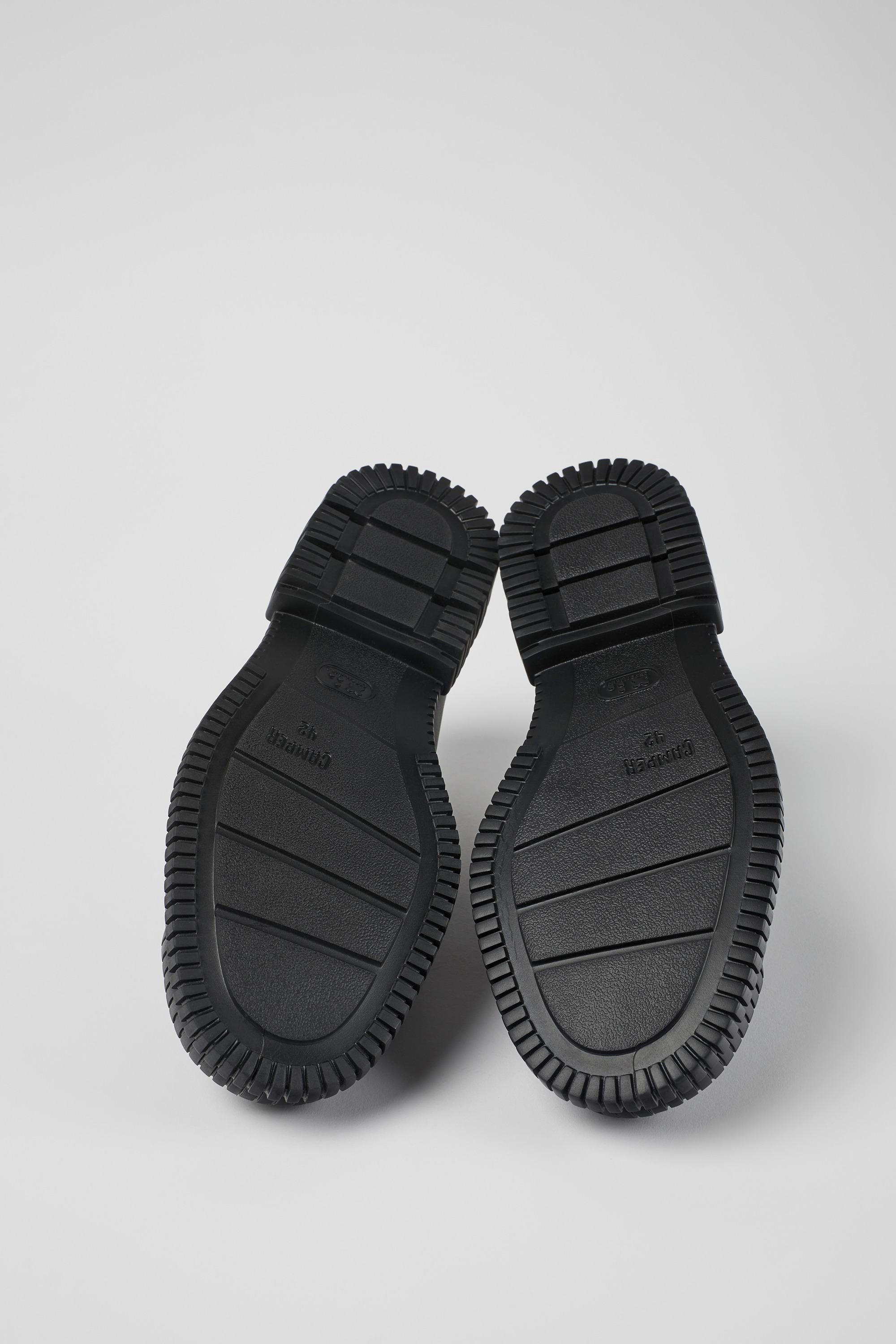 Pix - Black leather lace-up shoes