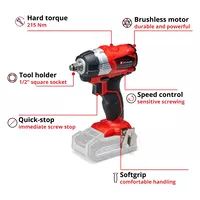 Cordless Impact Wrench TP-CW 18 Li Brushless-Solo