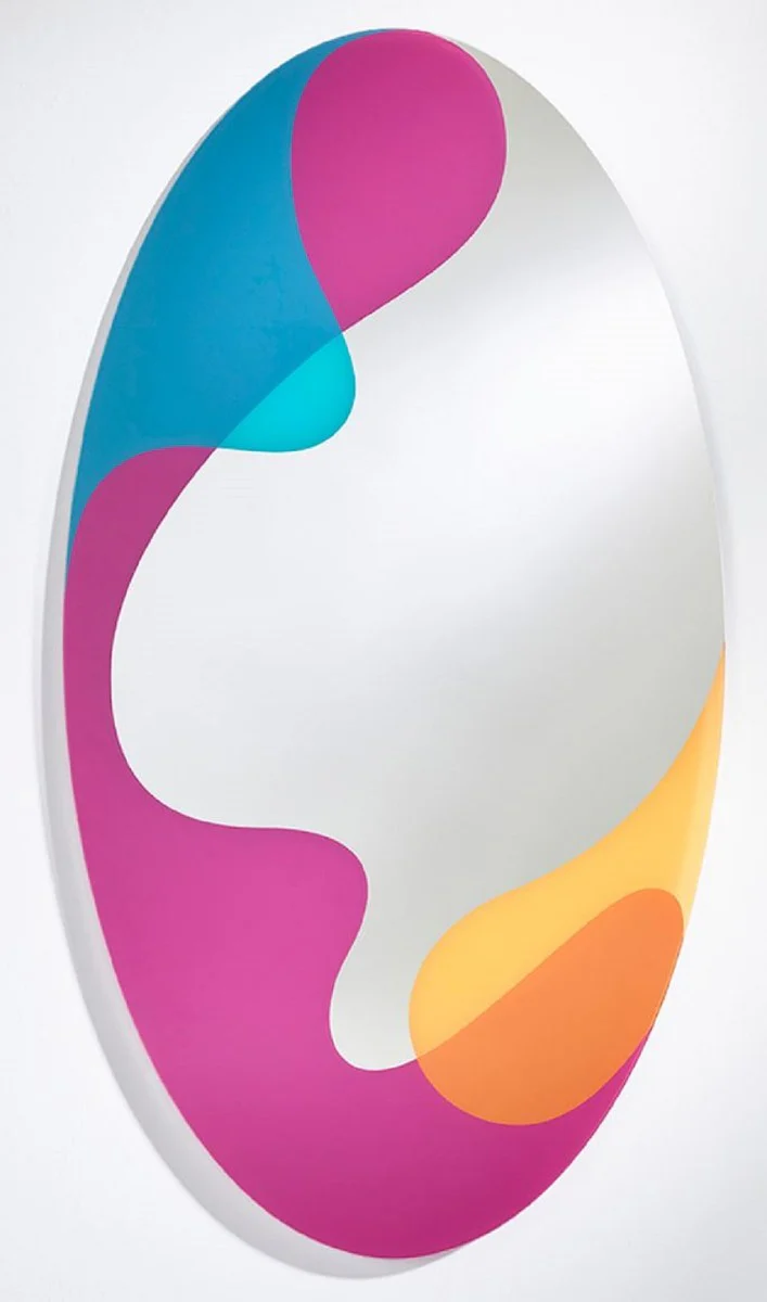 Casa Padrino espejo de pared de dise?o multicolor 94 x 2,5 x A. 175 cm - Espejo de dise?o moderno - Colecci¨®n de Lujo