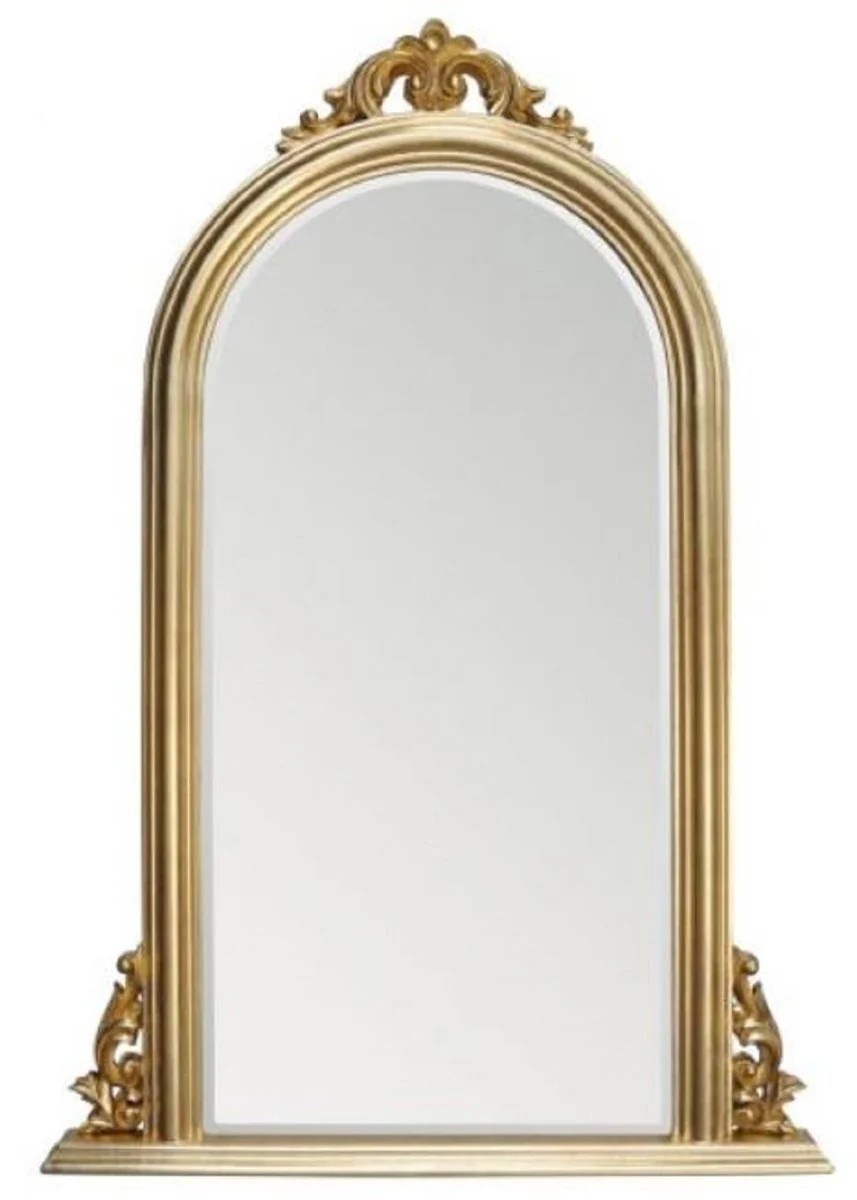 Casa Padrino espejo barroco de lujo oro - Espejo de pared hecho a mano en estilo barroco - Espejo barroco de sal¨®n - Espejo de armario barroco - Muebles Barrocos