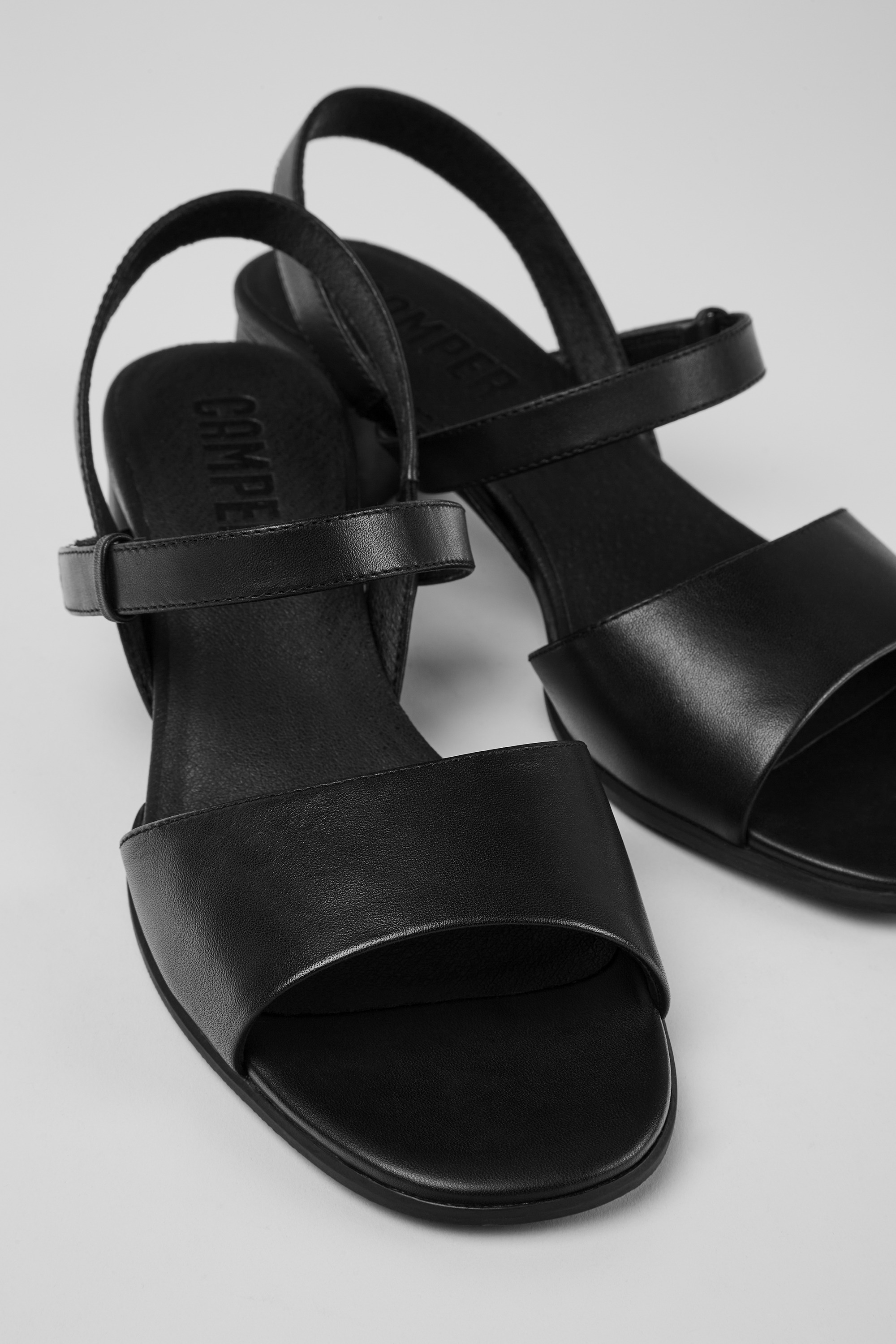 Katie - Women's black strappy sandal