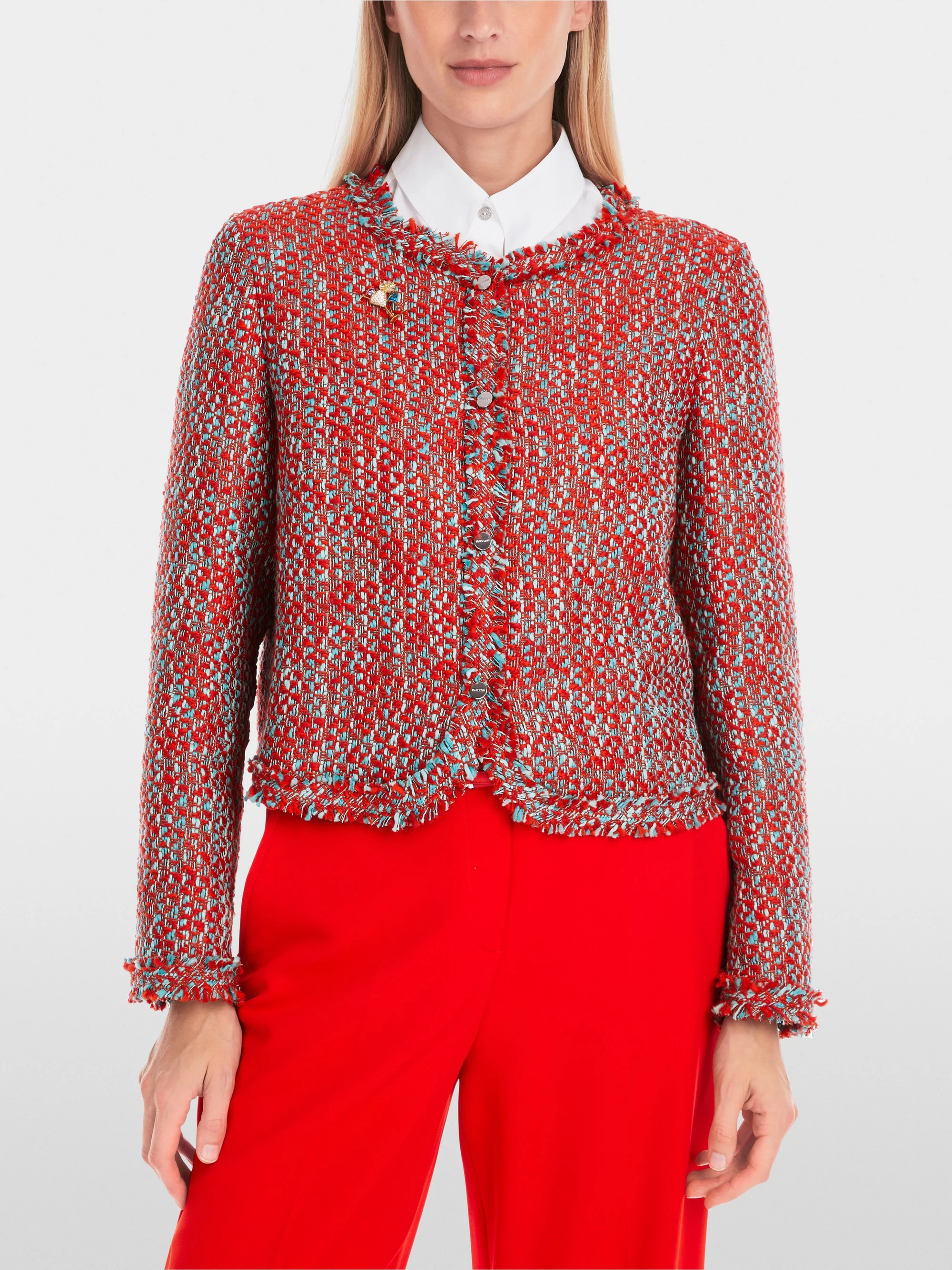 Marc-Cain Bolero in melé - 100% cotton