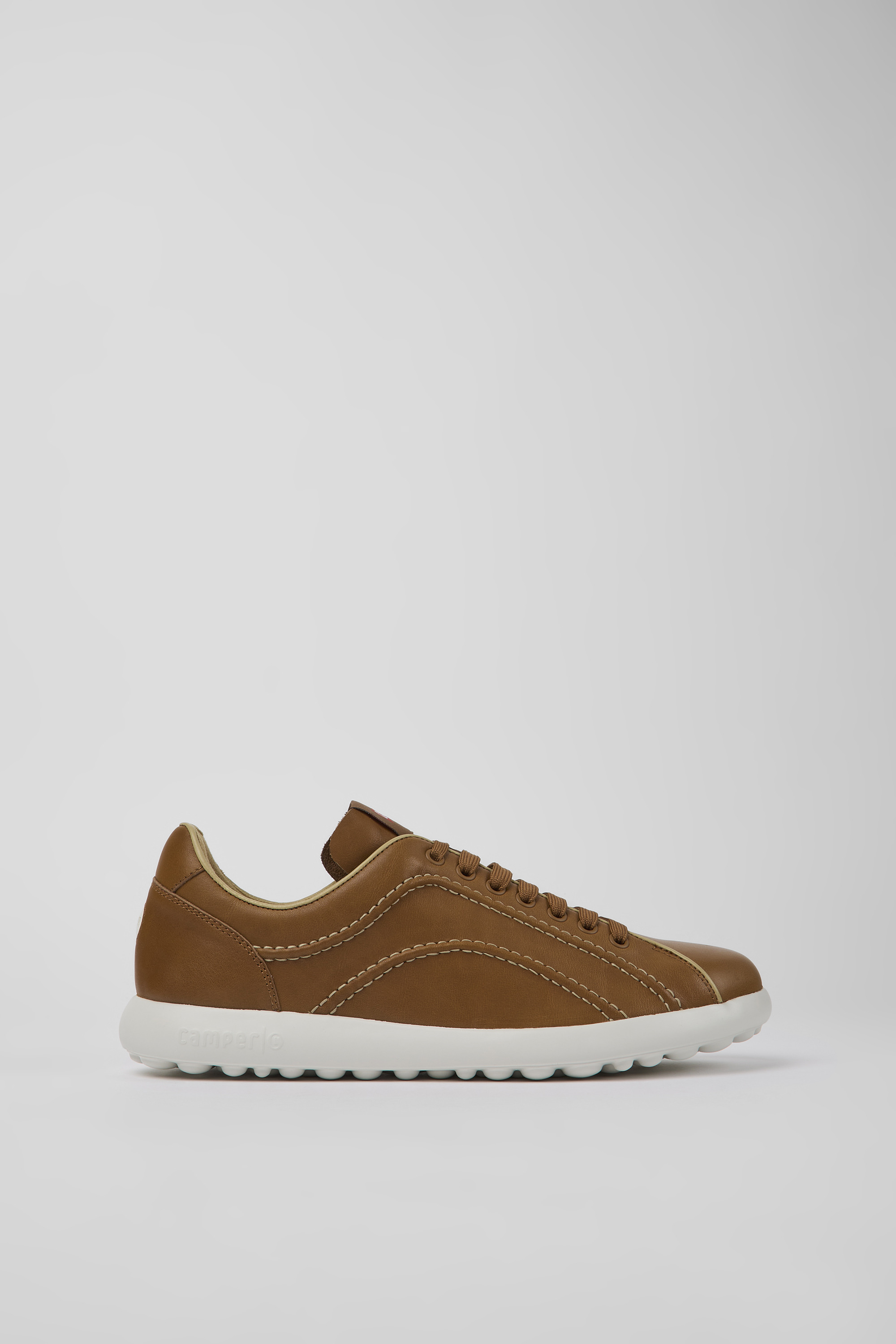 Pelotas XLite - Brown leather sneakers for men