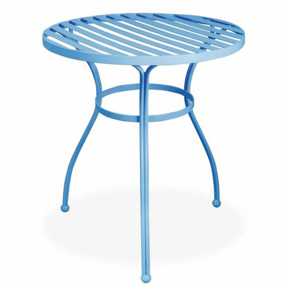 Casa Padrino mesa de jard¨ªn Art Nouveau azul claro ? 60 x Al. 65 cm - Muebles de jard¨ªn nost¨¢lgicos