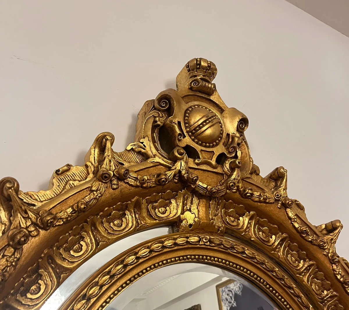 Casa Padrino espejo de pie barroco dorado 134 x H. 257 cm - Noble & Suntuoso