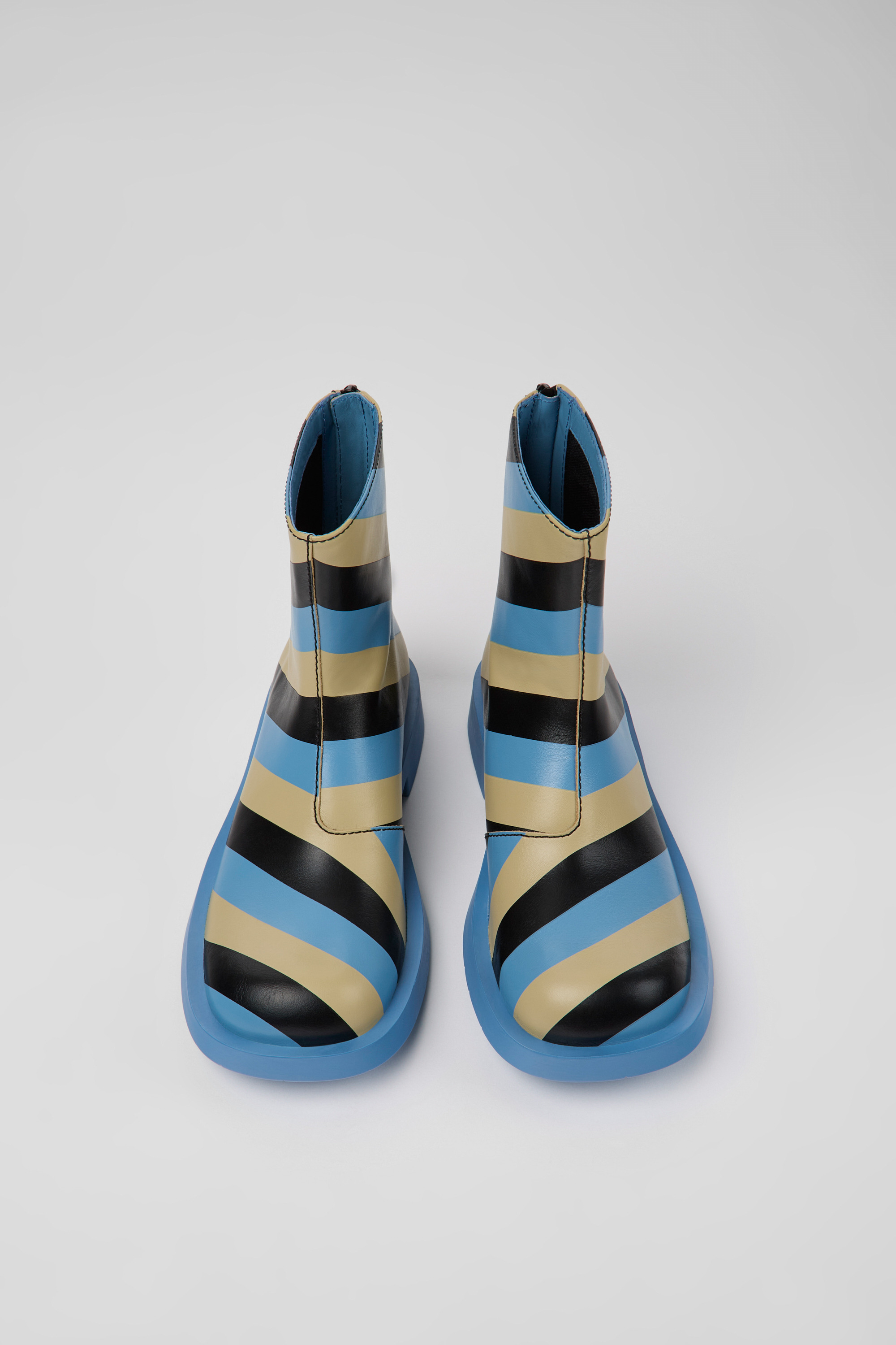 MIL 1978 - Multicolored leather ankle boots for women