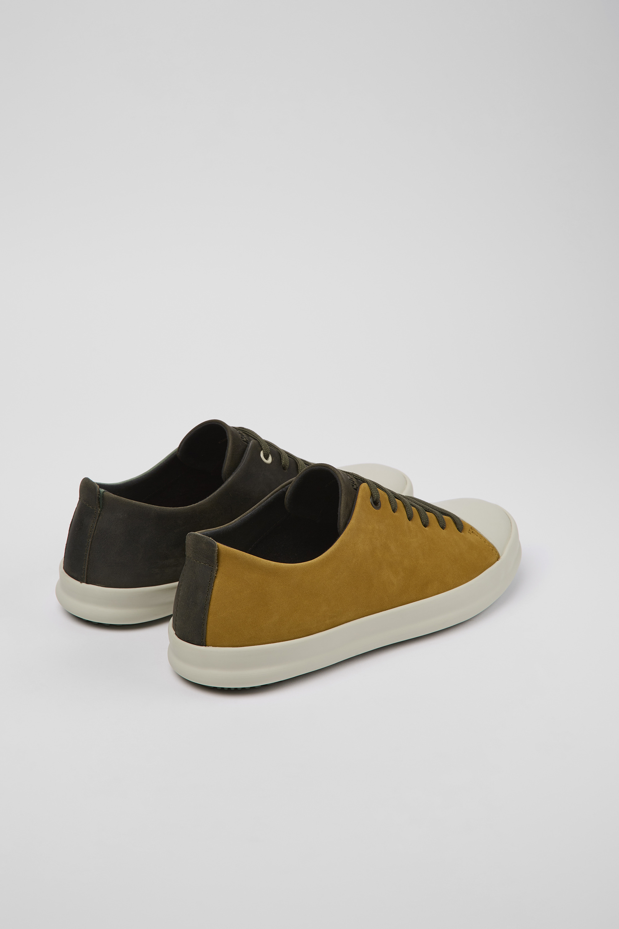 Twins - Multicolored leather and nubuck shoes for men