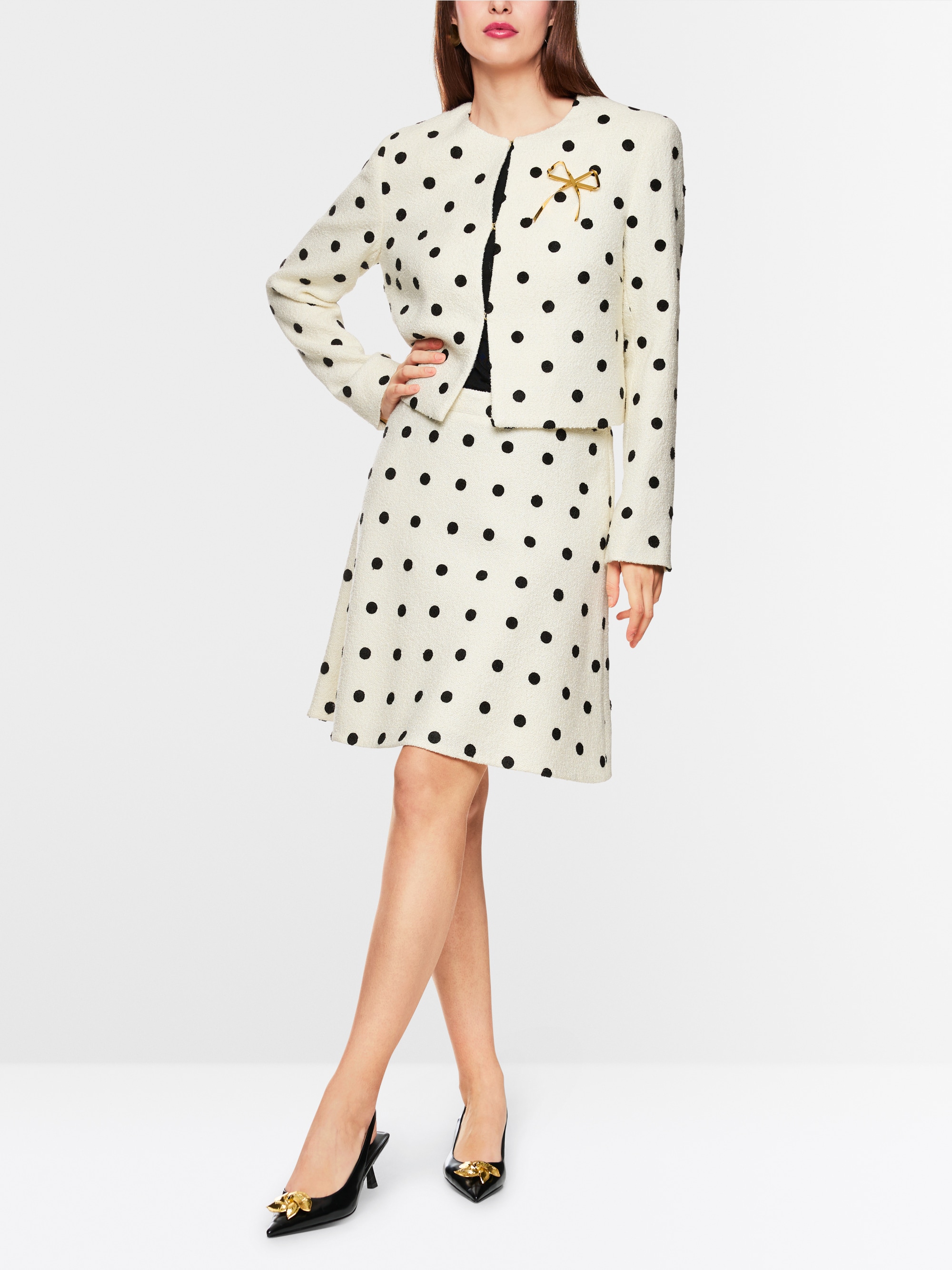 Marc-Cain Couture-style jacket with polka dots