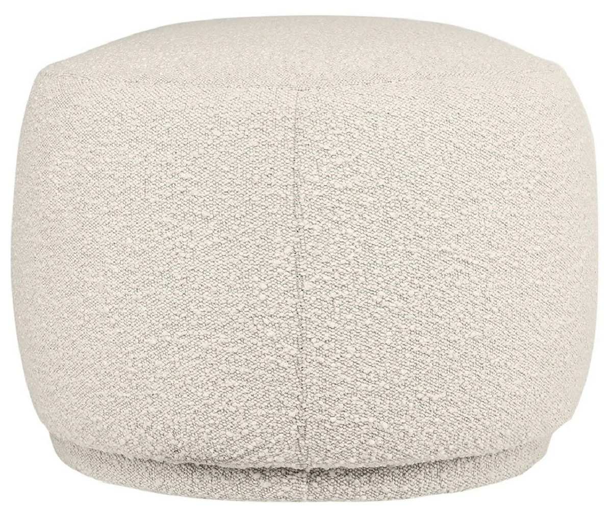 Casa Padrino banco de lujo crema 137,5 x 56,5 x A. 38 cm - Banco de sal¨®n tapizado - Muebles de Sala de Estar - Muebles de Hotel - Colecci¨®n de Lujo