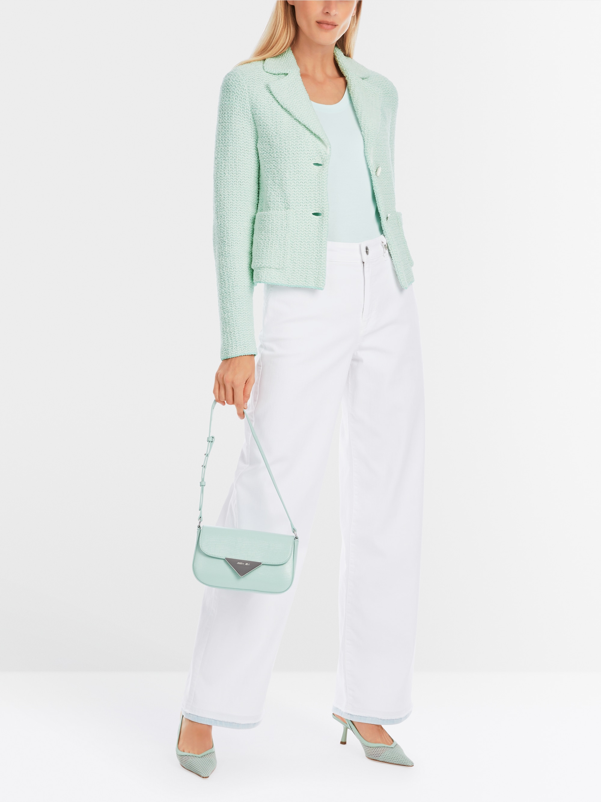 Marc-Cain Knitted in Germany slim-fit blazer