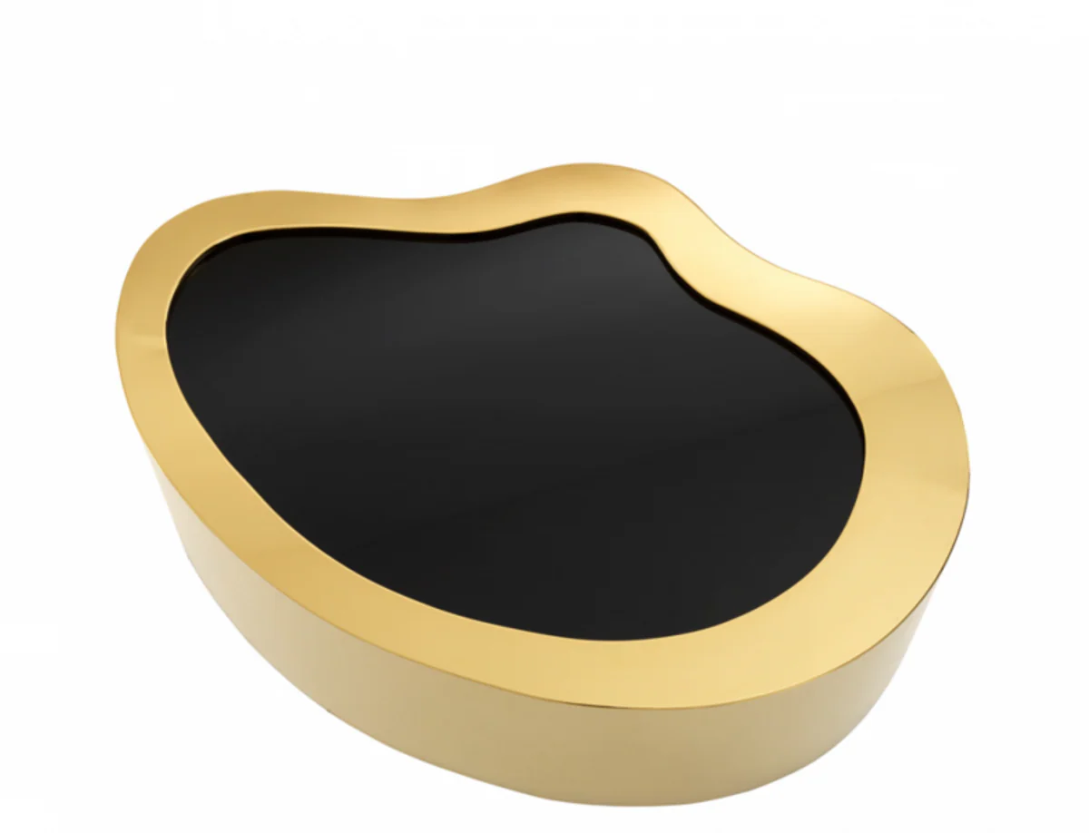 Casa Padrino Art Deco luxury coffee table gold 110 x 76 x H. 38 cm - living room coffee table - Limited Edition