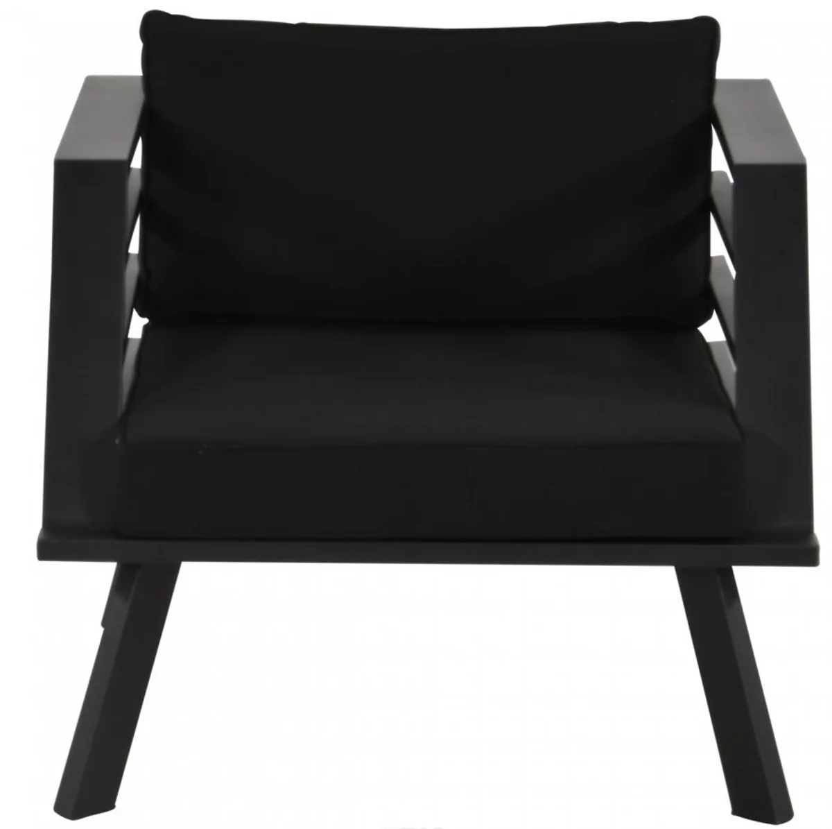 Conjunto de muebles de jardín Casa Padrino con tapizado + sillón + mesa - salón