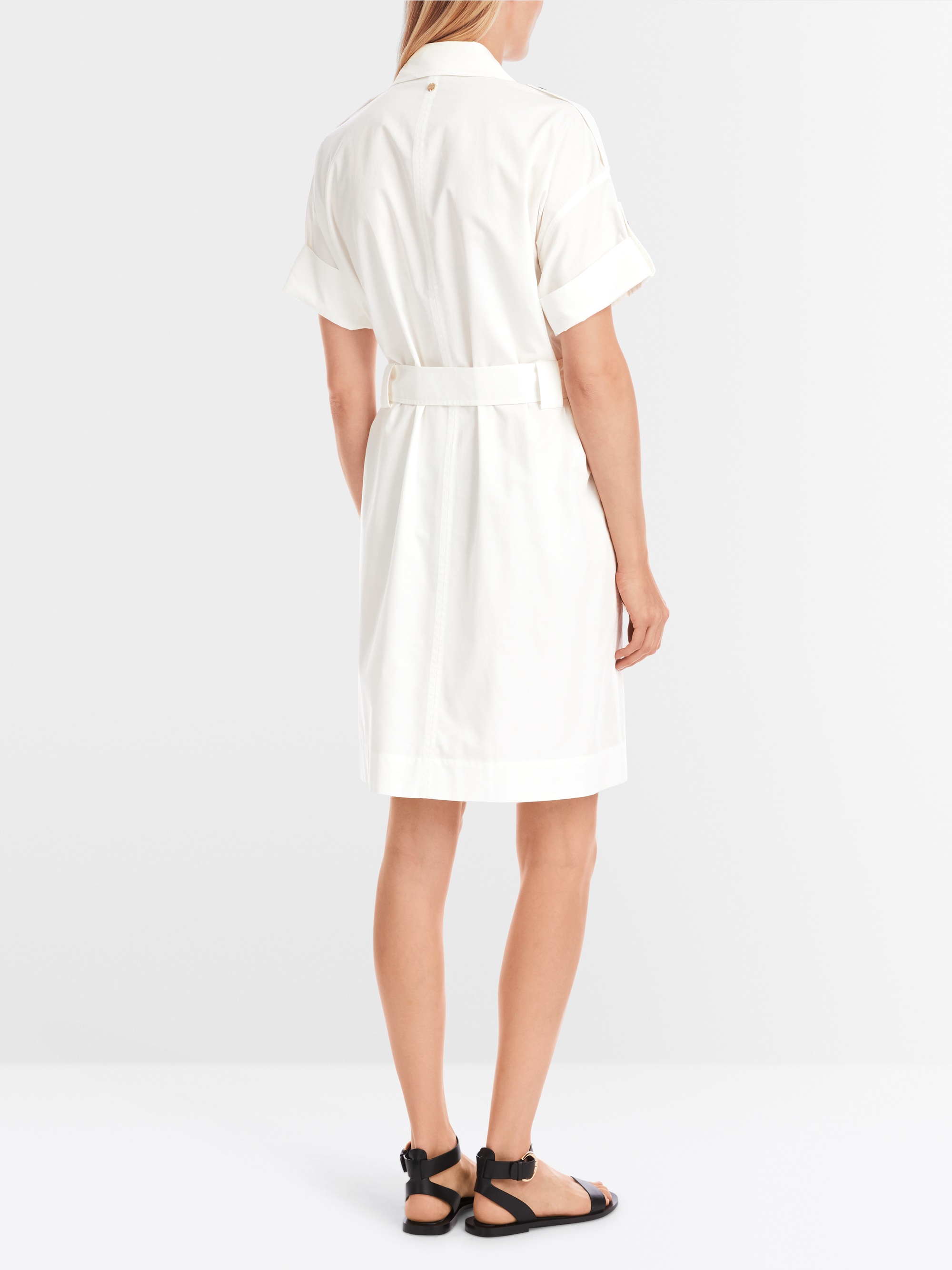 Marc-Cain Utility-style plain shirt dress