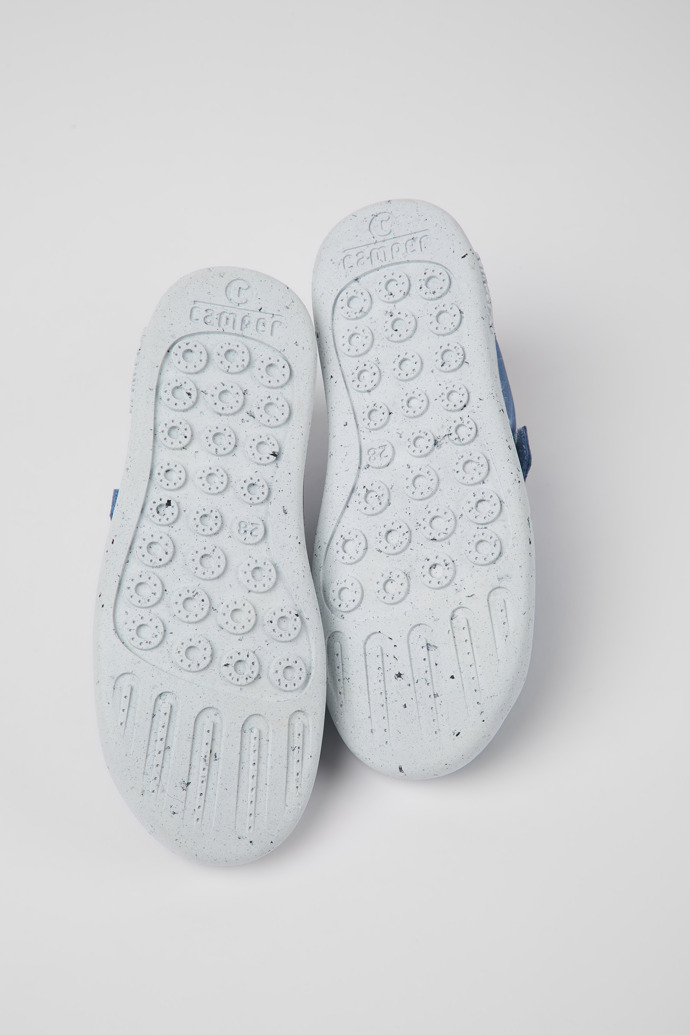 Peu Touring Blue fabric shoes for children