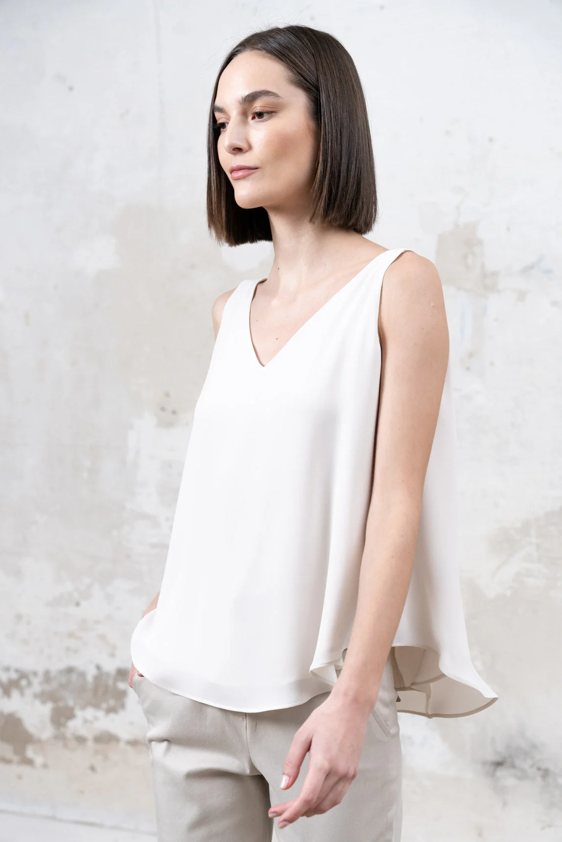 Rivera-spain Top Brest crudo