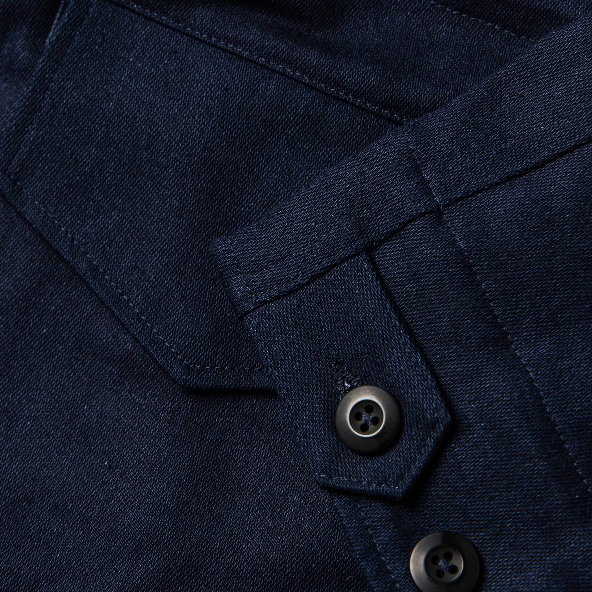 The Taylor Stitch x Alpha Industries M-51 in Indigo Reverse Sateen