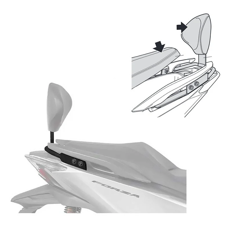 ANCLAJE RESPALDO SHAD H0FR11RV - HONDA FORZA 125/350 ABS