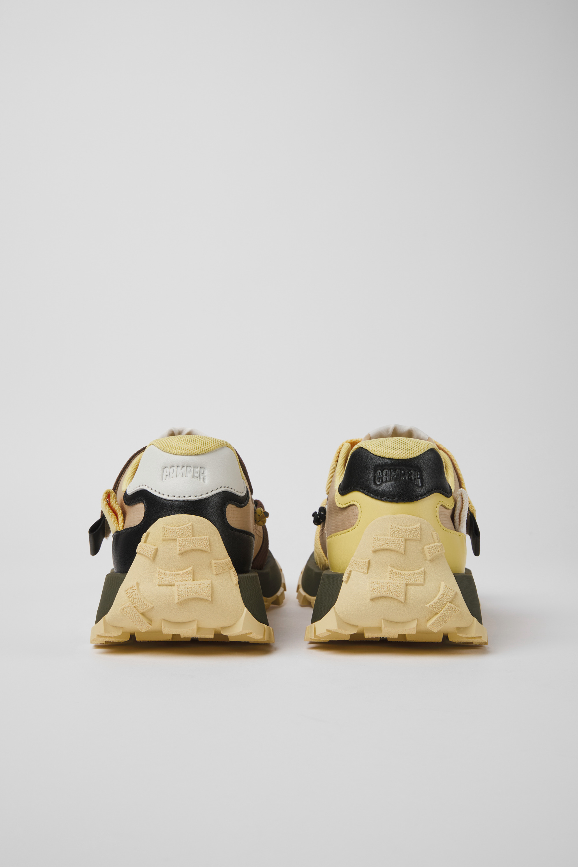 Twins - Multicolored textile and nubuck sneakers for men