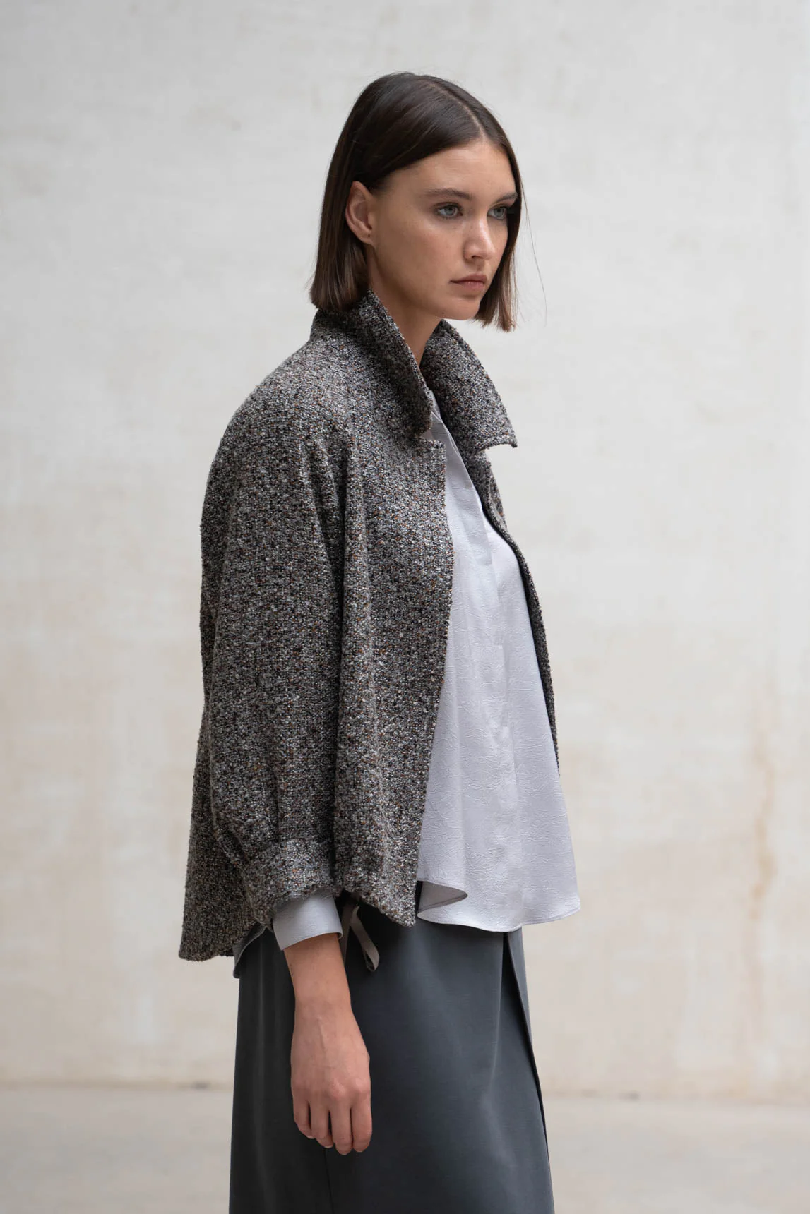 Rivera-spain Cazadora Novara jaspeado gris