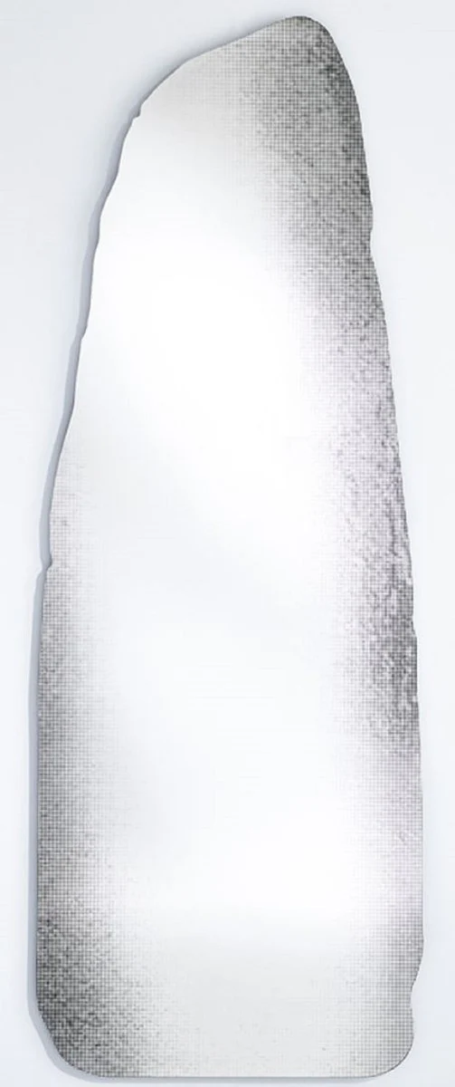 Casa Padrino espejo de dise?o negro 64 x A. 175 cm - Espejo de pared en ¨®ptica de roca - Espejo de armario - Espejo de sal¨®n - Colecci¨®n de Lujo