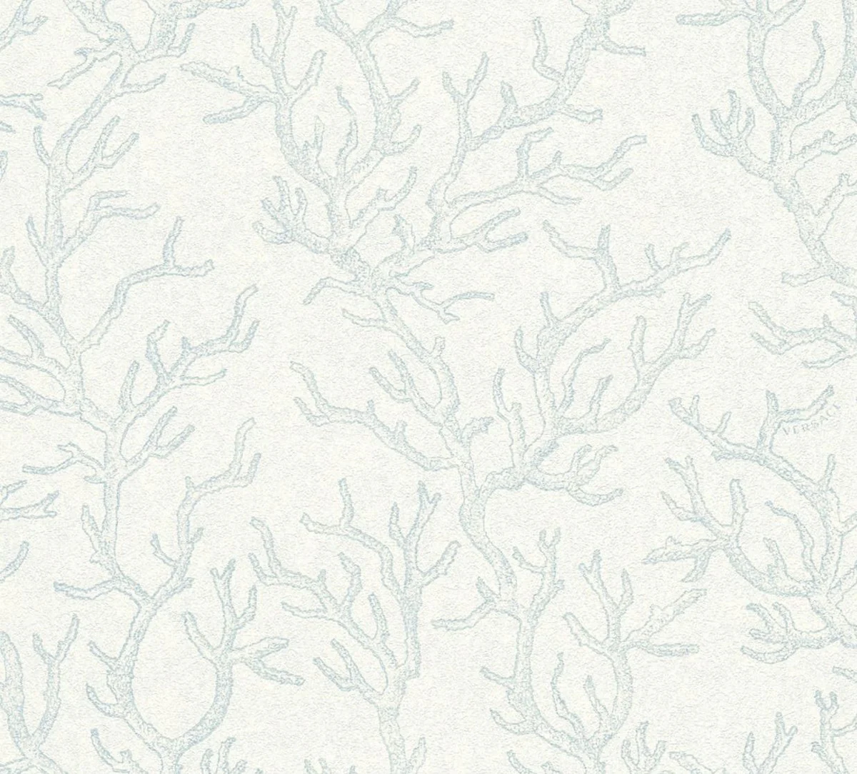 Papel pintado no tejido barroco diseñador Versace Les Etoiles de la Mer 344972 azul - Design Papel Pintado - Alta Calidad