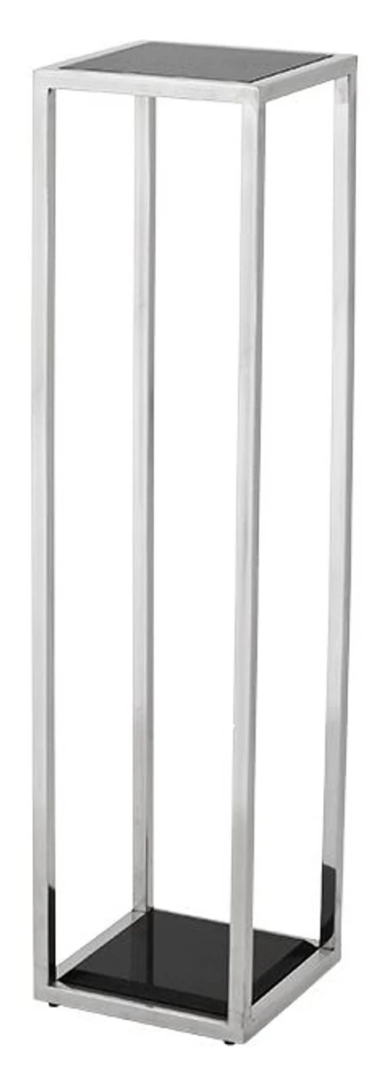 Casa Padrino mesa auxiliar de lujo de plata 25 x 25 x H. 100 cm - mesa de muebles de dise?o