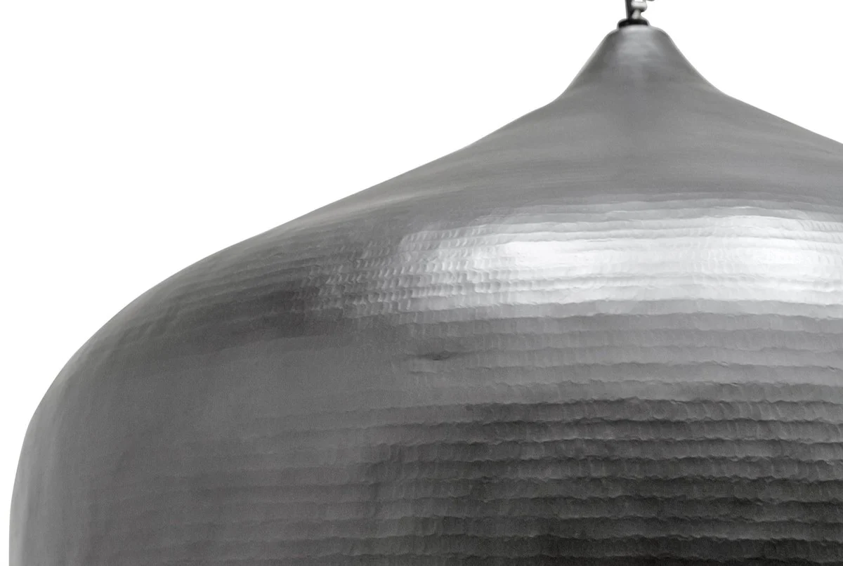 Casa Padrino colgante de lujo gris claro Ø 85 x H. 60 cm - Lámpara de Techo Moderna en Diseño Industrial