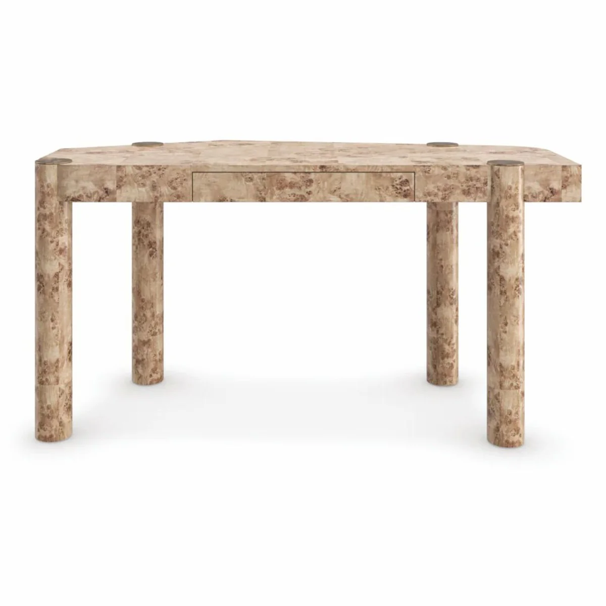 Casa Padrino escritorio de lujo con caj¨®n en arce ojo de p¨¢jaro 155 cm - Muebles de oficina