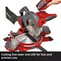 Cordless Mitre Saw TE-MS 18/210 Li-Solo