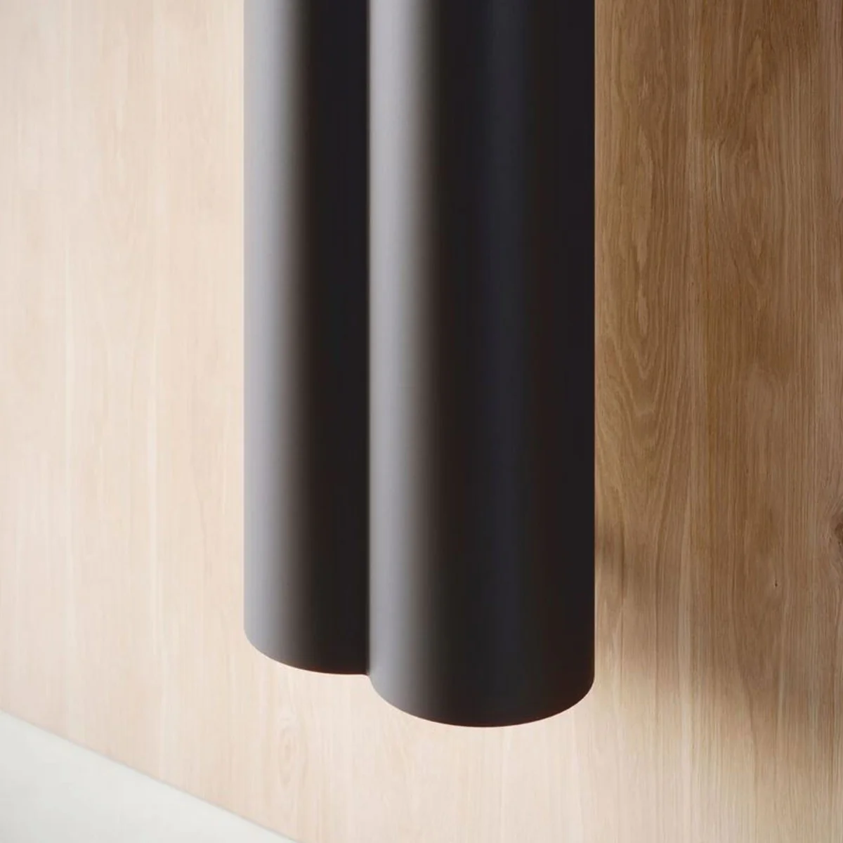 Casa Padrino calefactor de pared de lujo de aluminio negro Al. 200 cm - Hecho en Italia