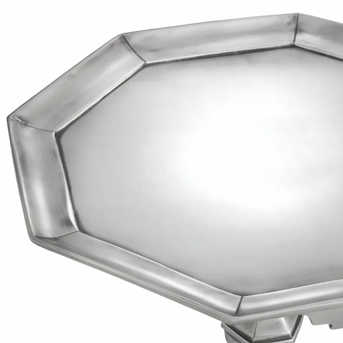 Casa Padrino mesa auxiliar barroco de lujo plata antigua Al. 66 cm - Muebles de hotel barroco