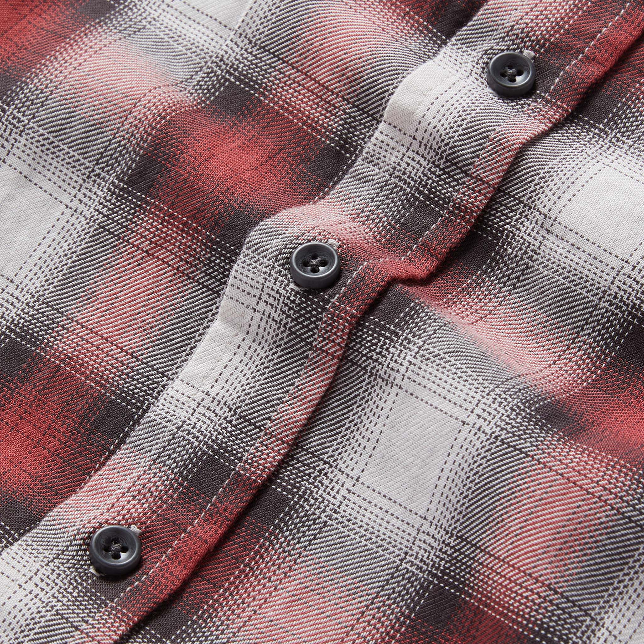 The California in Brick Plaid Ombre Twill