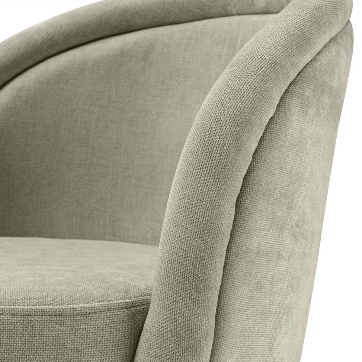 Casa Padrino conjunto de sillas de comedor de lujo arena / negro / lat¨®n 57,5 x 58 x A. 77 cm - Sillas de comedor nobles - Muebles de comedor de lujo