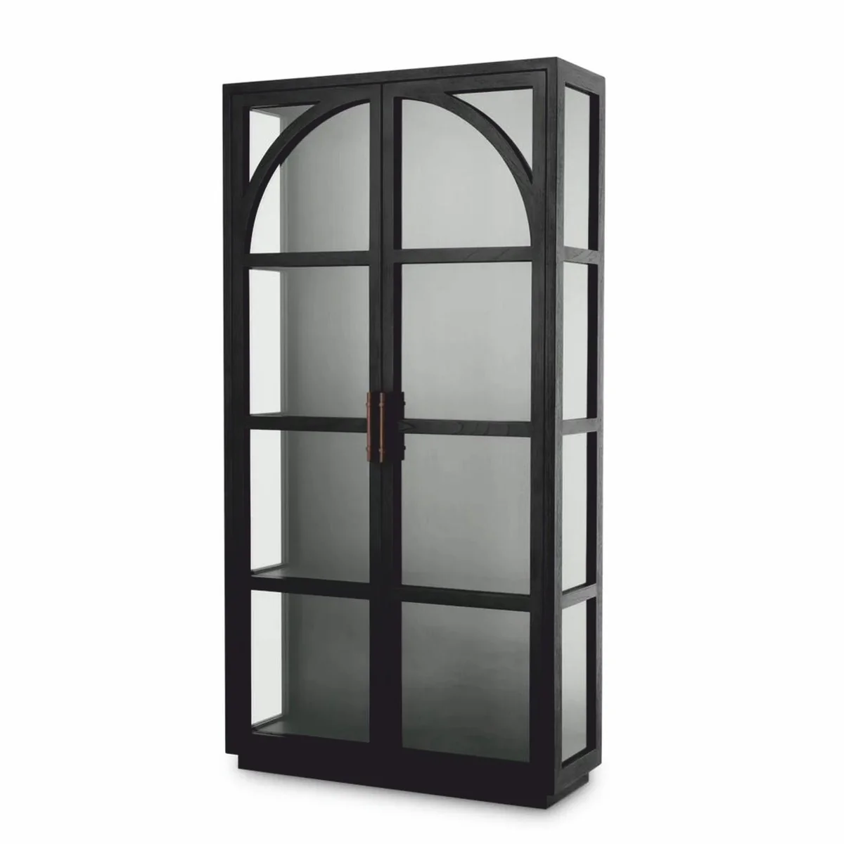 Casa Padrino vitrina de lujo negro / bronce 118 x 44,5 x A. 210 cm - Luxury Interior