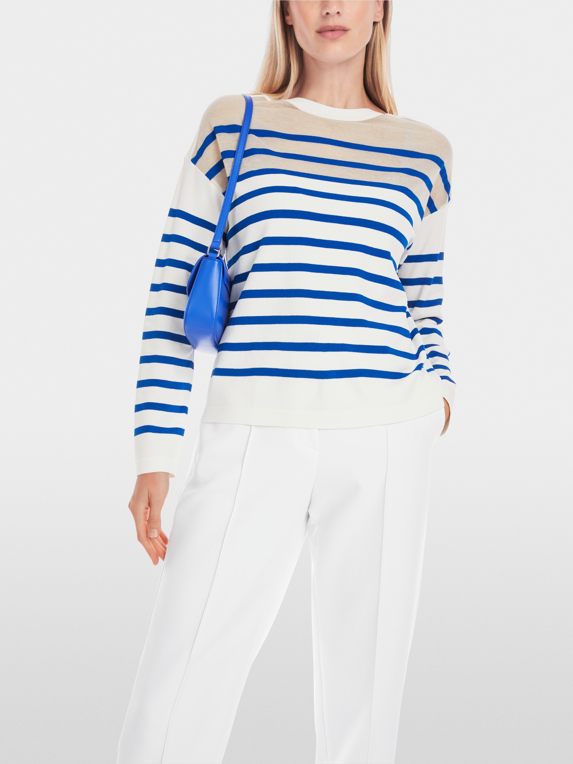 Marc-Cain Rethink Together striped jumper