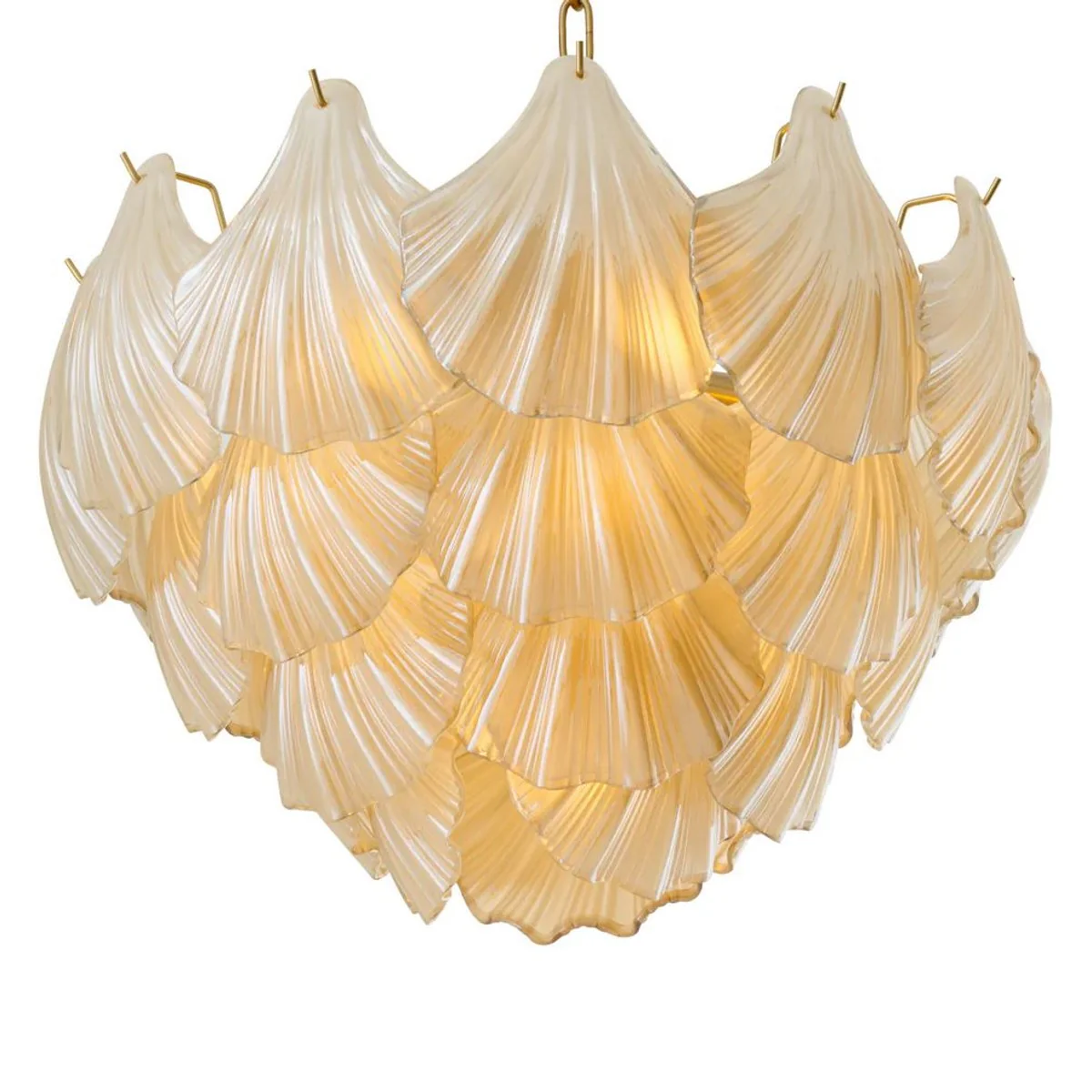 Casa Padrino l¨¢mpara de ara?a de sal¨®n de lujo champ¨¢n / lat¨®n antiguo ? 60 x A. 42 cm