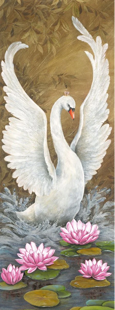 Harald Gl??ckler Designer Baroque Non-Woven Wallpaper 58501 - Gold / Copper / Green / Pink / White