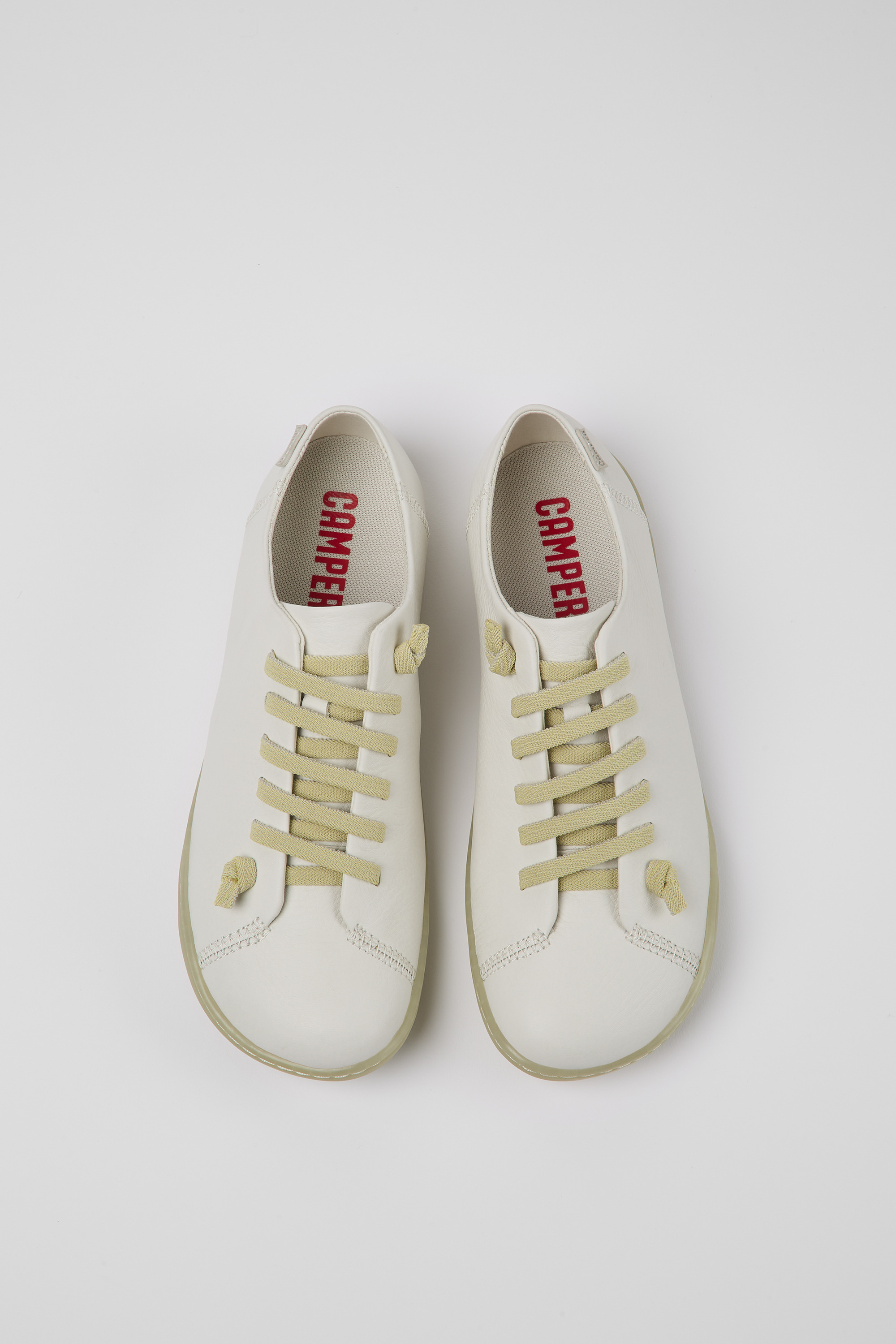 Peu - White leather shoes for women