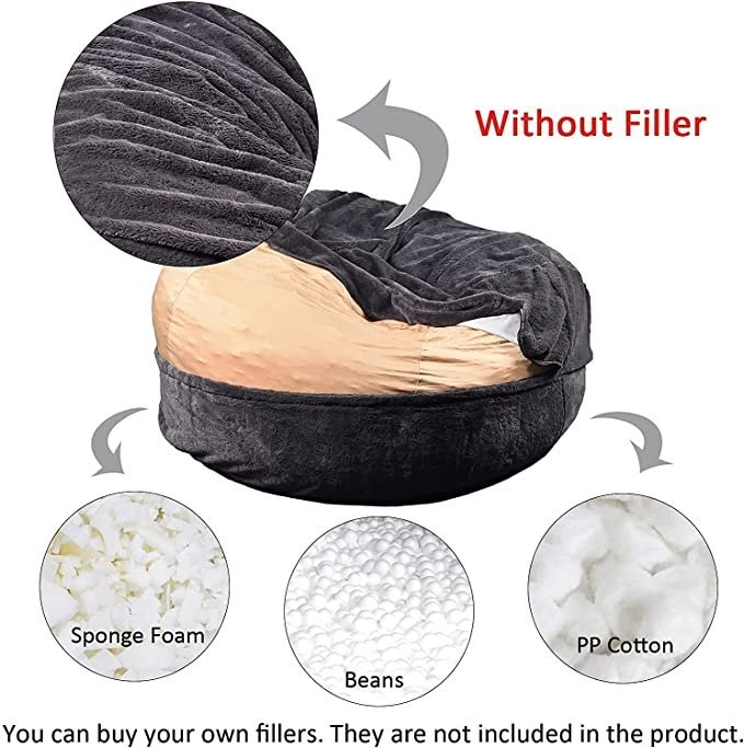 Comfort Beanbag Giant Lovesac Includes Filler