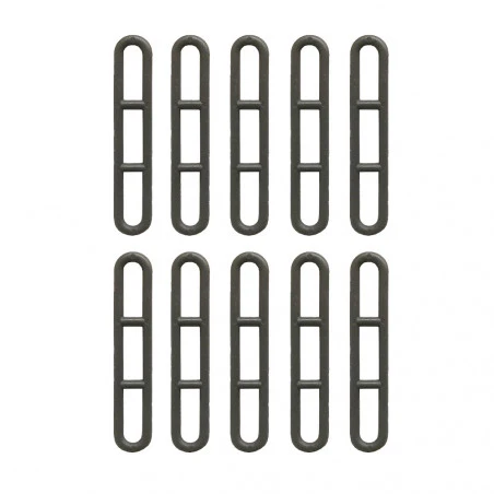 Pack 10 GOMAS TENSORAS ESCALETA PEQUEÑA para tienda cocina o avancé de caravana